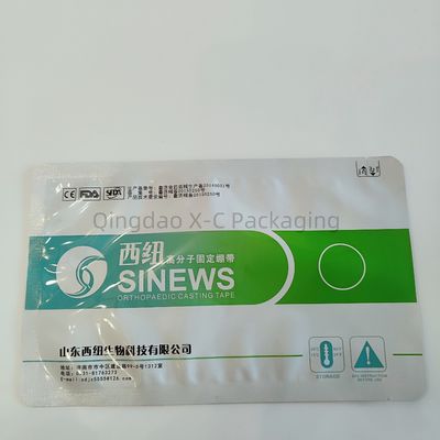 Beli Custom Printing Three Side Seal Bag Resealable Pouch Aluminium Foil Mylar Untuk Kedokteran online manufacture