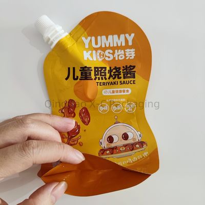 Beli Fleksibel Heat Seal Top Spout Stand Up Bag, Spouted Liquid Stand Up Bags OEM online manufacture