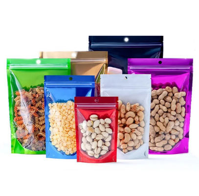 Beli Tas Kunci Zip Plastik yang Dapat Dikustomisasi dan Daur Ulang dengan Jendela untuk Makanan dan Permen hingga 11 Warna online manufacture