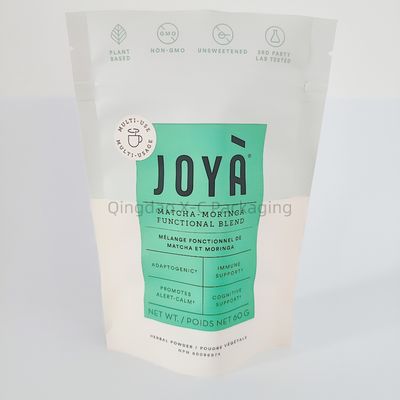 Desain Baru Stand Up Bag Compound OEM Label Pribadi Zipper Lock Food Packaging