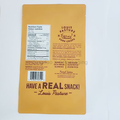 Pakan Kelas Berdiri Kantong Sesuaikan Paket Waterproof ZipLock Square Bottom