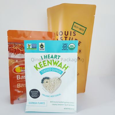 Kantong Stand Up Laminated Gravure Print Glossy Food Grade Standing Packing Bag