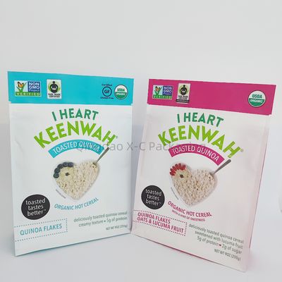 Custom Plastic Stand Up Ziplock Bag Bag Untuk Kemasan Makanan 10 Warna