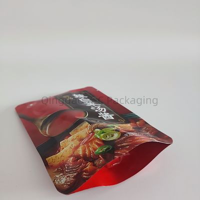 Laminasi Plastik Resealeable Stand Up Bag Custom Ketebalan Untuk Candy Nut Snack