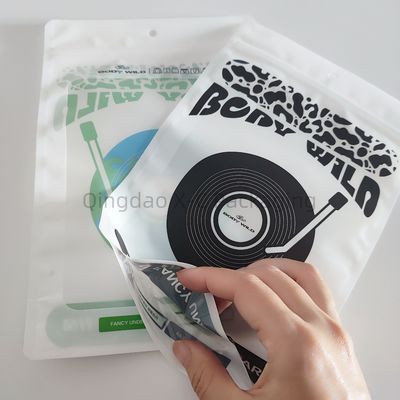 Custom Printing Stand Up Pouch Kemasan anti bau yang bisa ditutup kembali dengan ritsleting