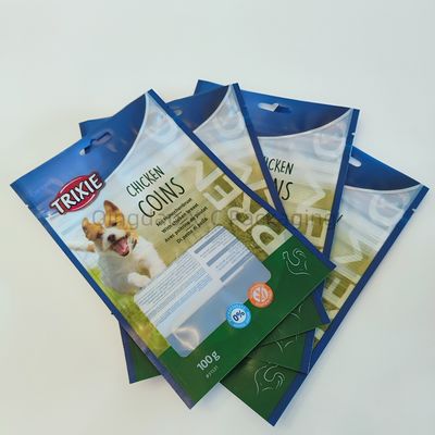 Tas Stand Up Custom Printed yang bisa ditutup kembali yang bisa dikompos makanan yang bisa ditutup kembali