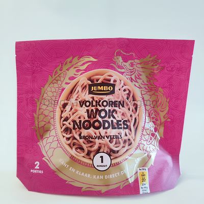 Custom Printed Stand Up Bag Packaging Bisa ditutup kembali, Zip Lock Plastik Standing Bag