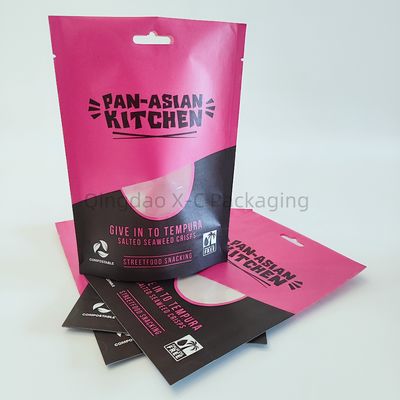 Custom Biodegradable Stand Up Bags Food Packing Waterproof Zip Lock Doypack