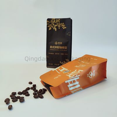 8 Side Seal Plastik Paket Kantong Clear Frosted Zipper Datar Bagian Bawah Self Standing Kantong