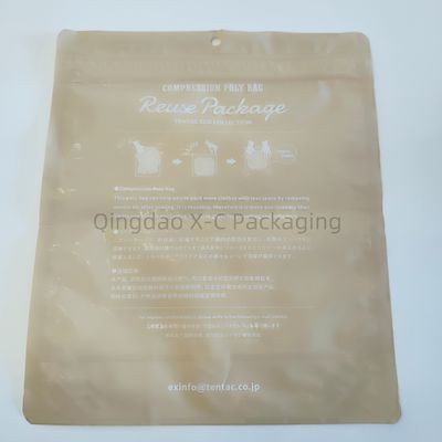 Desain Custom Laminated Tiga Sisi Segel Tas MOQ Rendah Waterproof Untuk Baju Dalam