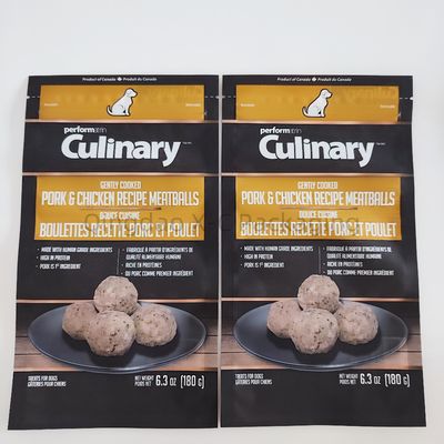 Zippered Custom Printed Food Packaging Bags Heat Seal persegi panjang BRC Disetujui