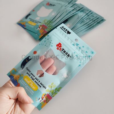 OEM Kantong Kemasan Makanan Cetak yang Dapat Digunakan Lagi Fleksibel Kompaun Dengan Penutupan Zipper