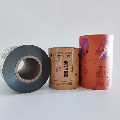 OEM Compound Laminated Packaging Film Roll With Tear Strength for Food (Rol Film Kemasan Laminasi Komposisi dengan Ketahanan Air Mata untuk Makanan)