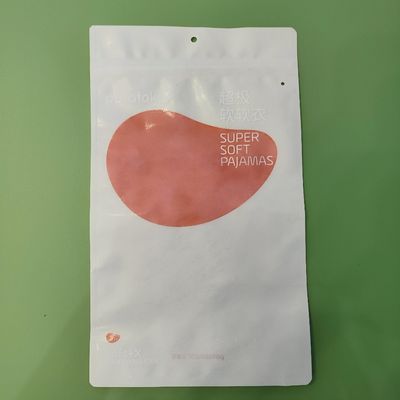 Kemasan Plastik Biodegradable Non Woven Custom Matte Frosted Kantong Zipper