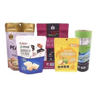 Custom Laminated Ziplock Stand Up Bag Untuk Buah Kering Dan Makanan ringan