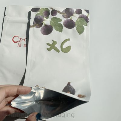Daur ulang khusus Plastik Jelas Zipper Stand-up Barrier Bag Untuk Stand Up Zipper Bag Food Packaging