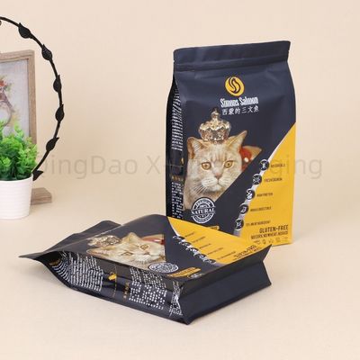 Tas Kemasan Cetak Custom Kemasan Fleksibel Komposit Kantong Pet Kemasan Kantong Untuk Makanan Hewan Peliharaan