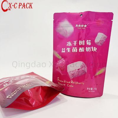 Custom Logo Grosir Plastik Permen Cookie Snack Aluminium Foil Kemasan Zipper Kemasan Kantong