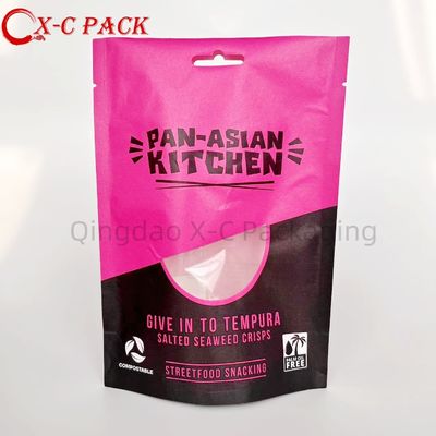 Eco Friendly Reusable Stand Up Cashew Nuts Packaging Plastik Food Bag untuk Peanut Bag Nut Bag Snack Packaging Bag